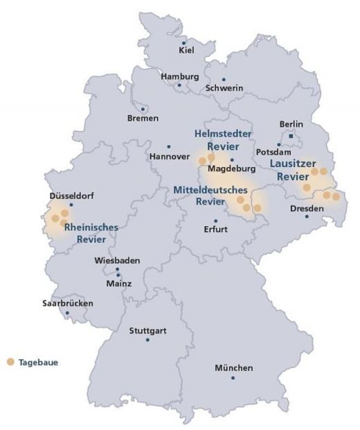 GLOKAL Change | Bodenschätze | Lokal | EGU Braunkohle 01 Reviere